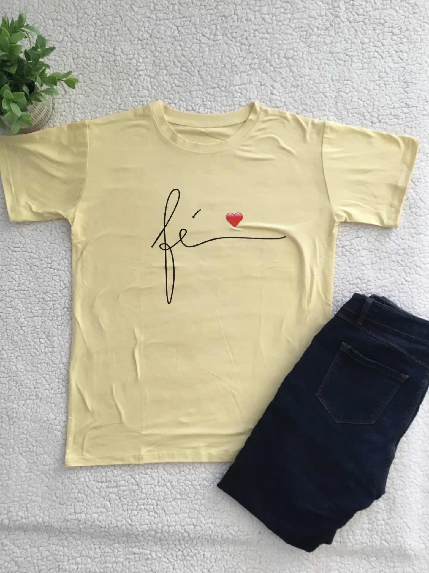 Tshirt Fé Amarilla