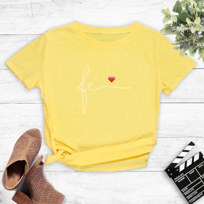 Tshirt Fé Amarilla