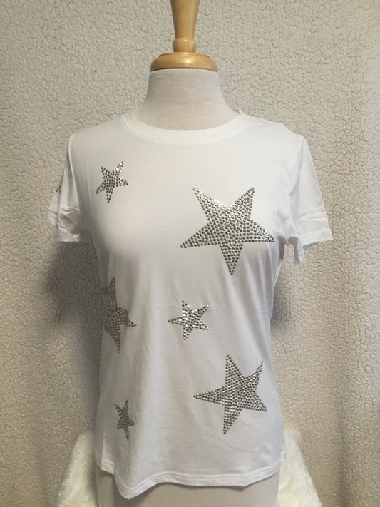 Tshirt blanca de estrellas ⭐️