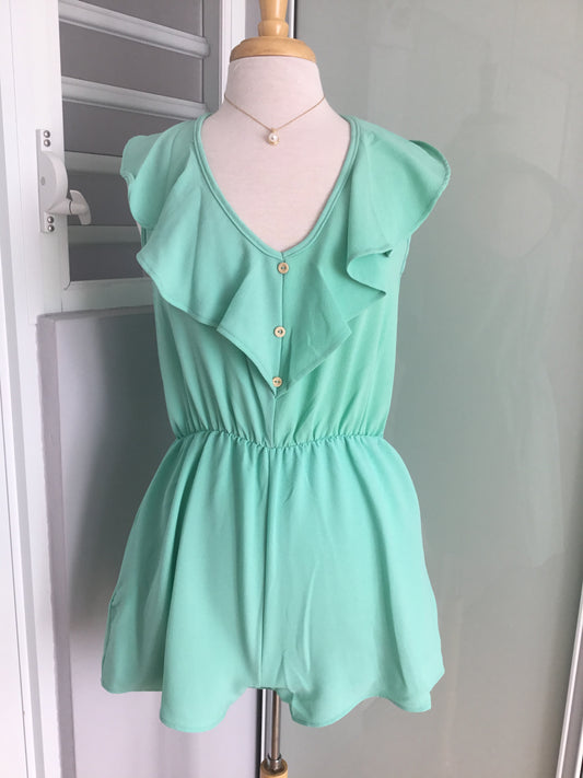 Romper color menta