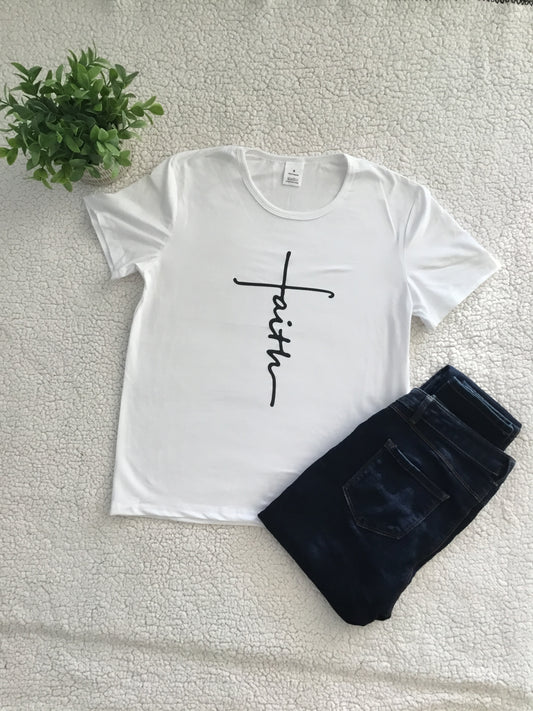 Tshirt Faith Blanca