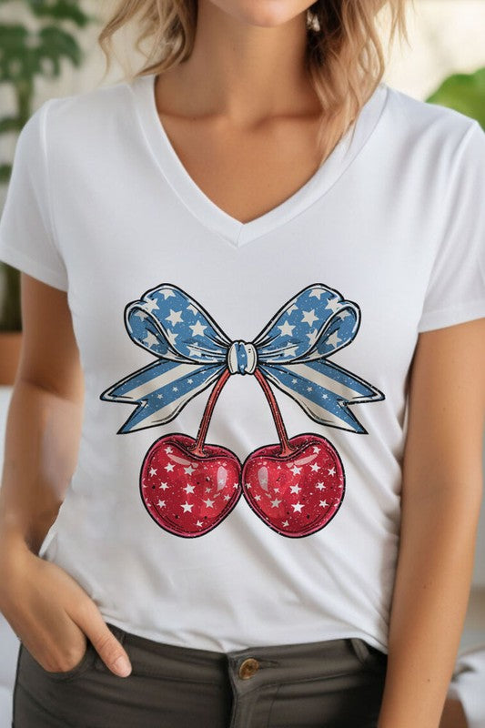 Arrived New Cherry 🍒 Coquette T-shirt